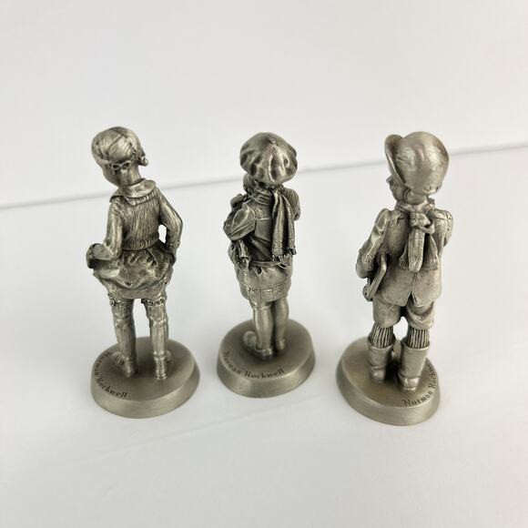 Dave Grossman Pewter Design Norman Rockwell Figurines - Picture 5 of 8